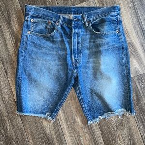 Mens Levi 501 Jean Shorts